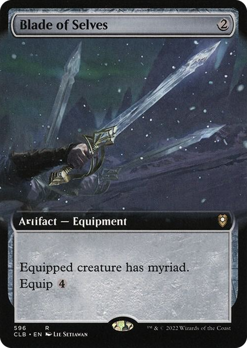 0596 Blade of Selves (Extended Art) R Commander Legends: Battle for Baldur's Gate