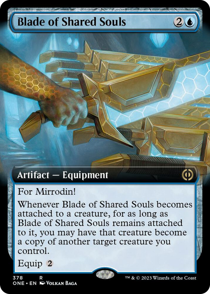 Blade of Shared Souls (Extended Art) #378 R - Phyrexia: All Will Be One Pokemon card
