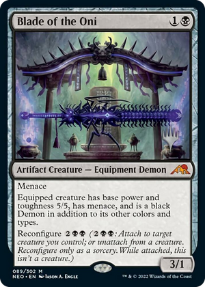 0089 Blade of the Oni M Promo Pack: Kamigawa: Neon Dynasty