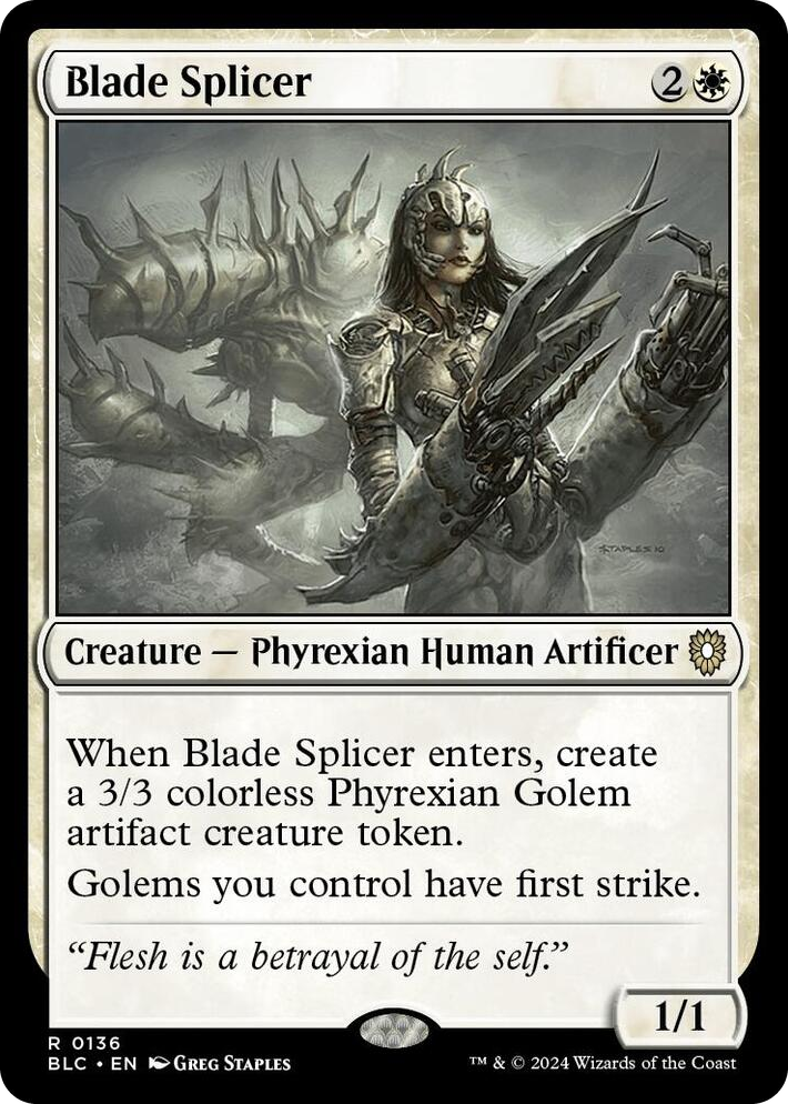 0136 Blade Splicer R Commander: Bloomburrow