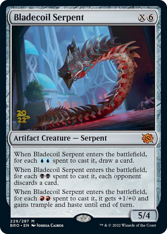 0229 Bladecoil Serpent M Prerelease Cards