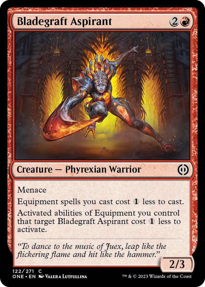 Bladegraft Aspirant #122 C - Phyrexia: All Will Be One Pokemon card