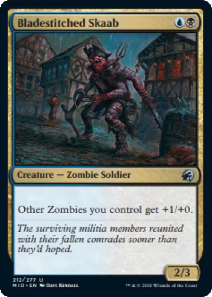 0212 Bladestitched Skaab U Innistrad: Midnight Hunt