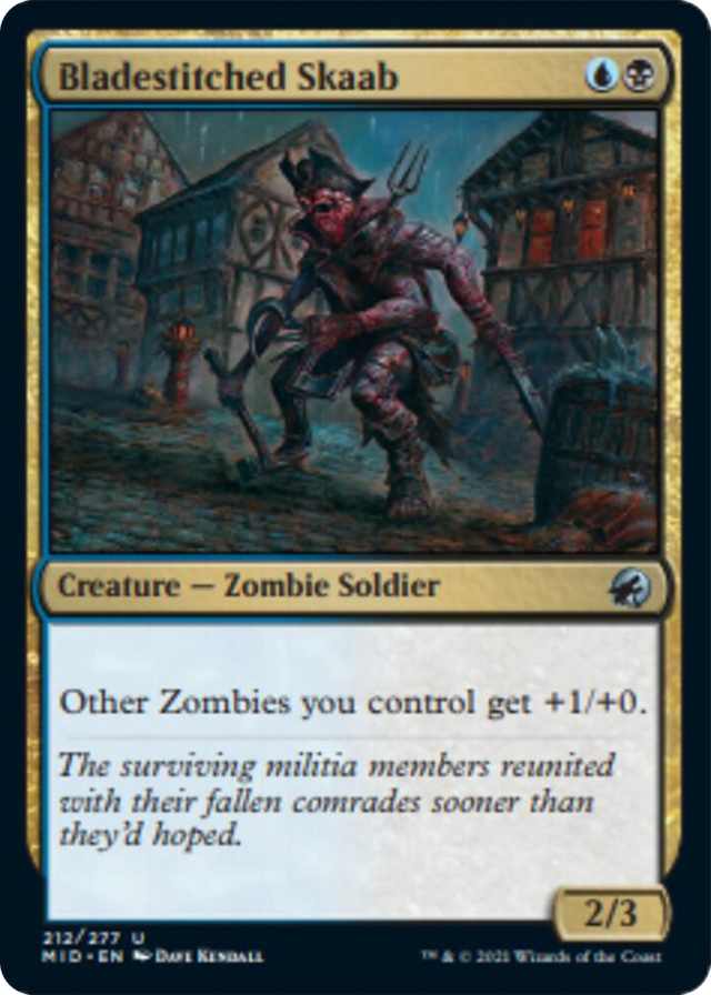 0212 Bladestitched Skaab U Innistrad: Midnight Hunt