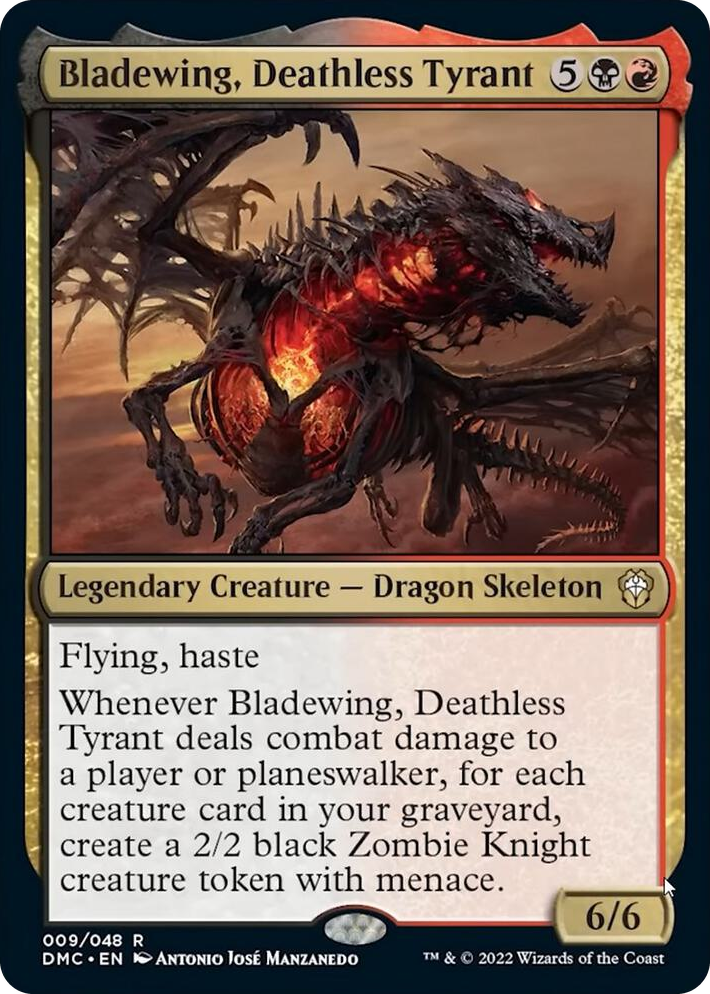 0009 Bladewing, Deathless Tyrant R Commander: Dominaria United