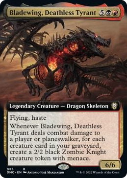 0085 Bladewing, Deathless Tyrant (Extended Art) R Commander: Dominaria United