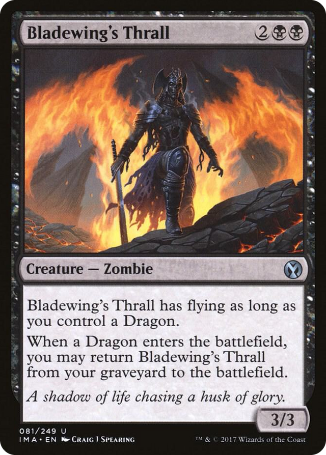 0081 Bladewing's Thrall U Iconic Masters