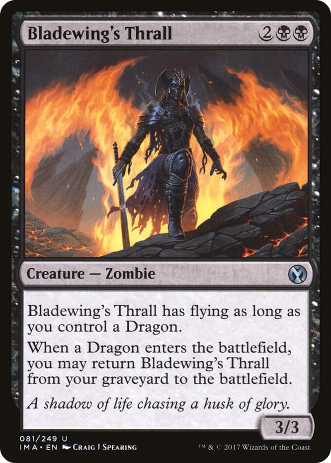 0081 Bladewing's Thrall U Iconic Masters