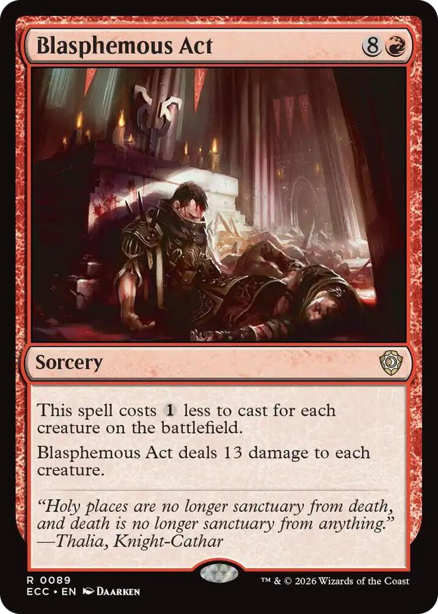 0089 Blasphemous Act R Commander: Lorwyn Eclipsed