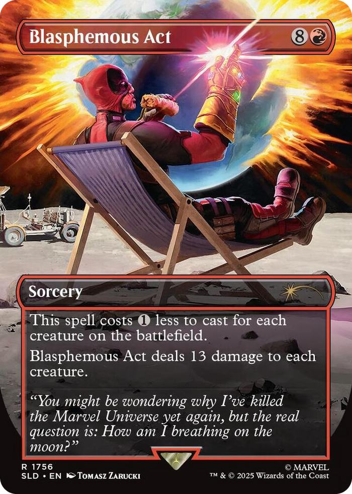 Blasphemous Act (1756) #1756 R - Secret Lair Drop Series Pokemon card