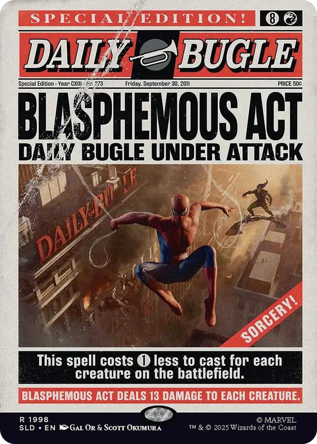 1998 Blasphemous Act (1998) R Secret Lair Drop Series