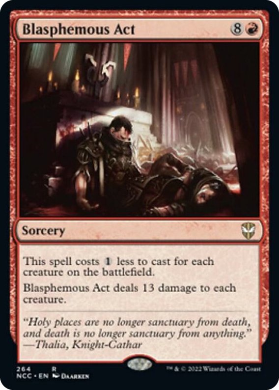 0264 Blasphemous Act R Commander: Streets of New Capenna