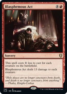 0780 Blasphemous Act R Commander Legends: Battle for Baldur's Gate