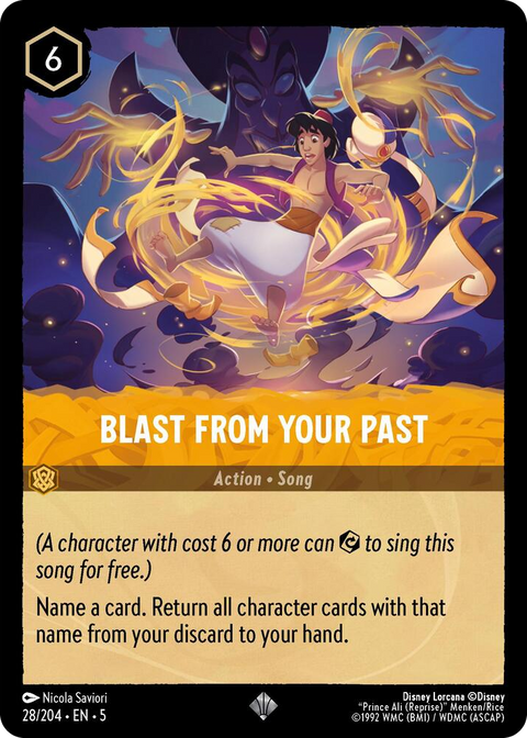 0028 Blast From Your Past Super Rare Shimmering Skies
