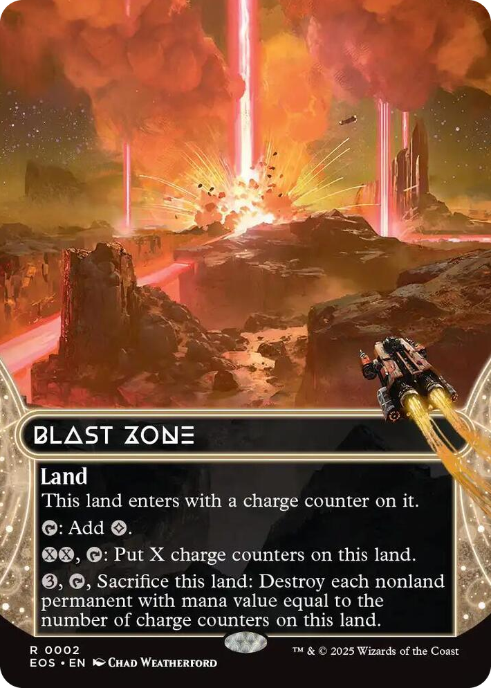0002 Blast Zone (0002) (Borderless) R Edge of Eternities: Stellar Sights