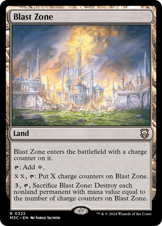 0322 Blast Zone R Commander: Modern Horizons 3