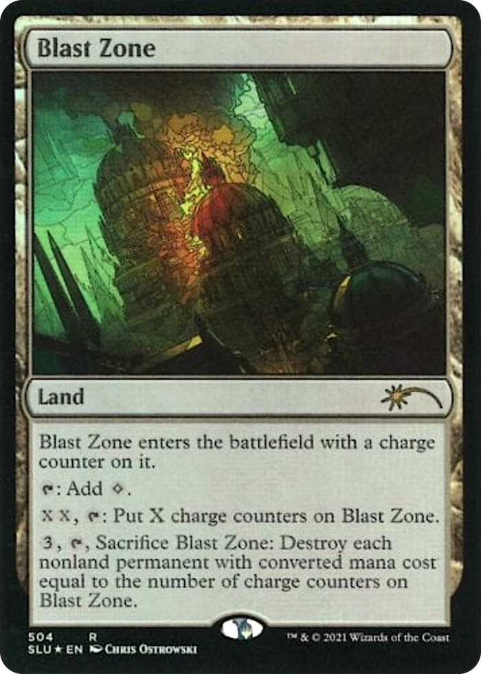 Blast Zone #504 P - Secret Lair Series Pokemon card
