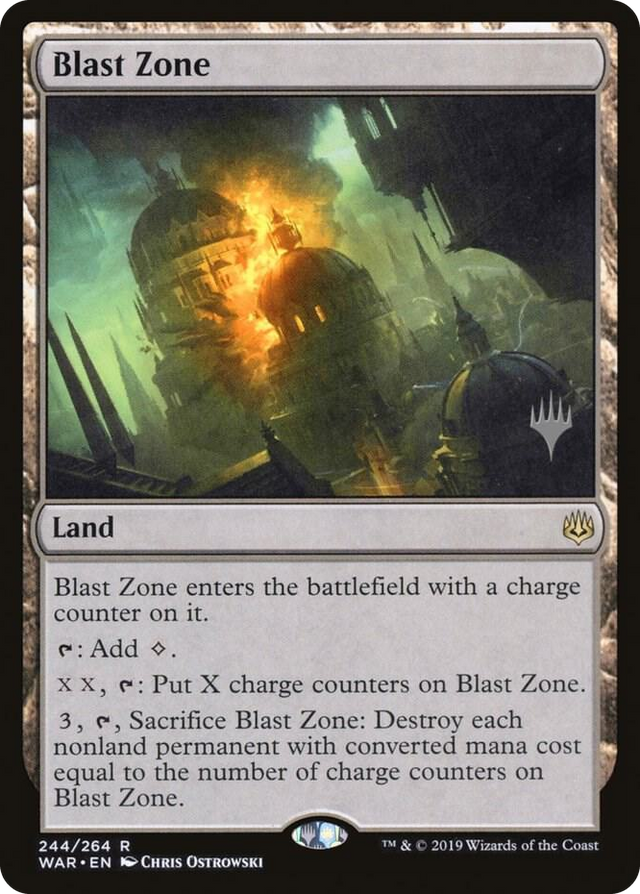 0244 Blast Zone (WAR) R Promo Pack: Theros Beyond Death
