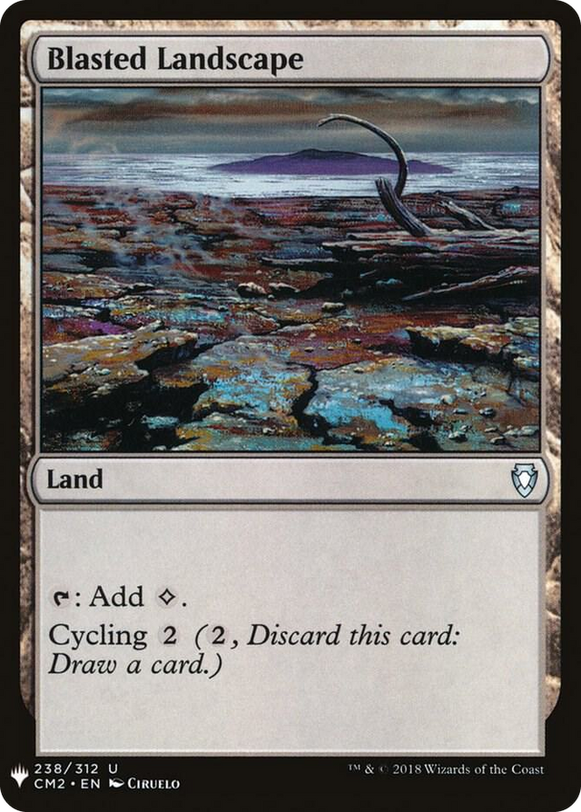 0238 Blasted Landscape U The List Reprints