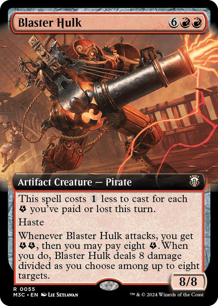 0055 Blaster Hulk (Extended Art) R Commander: Modern Horizons 3