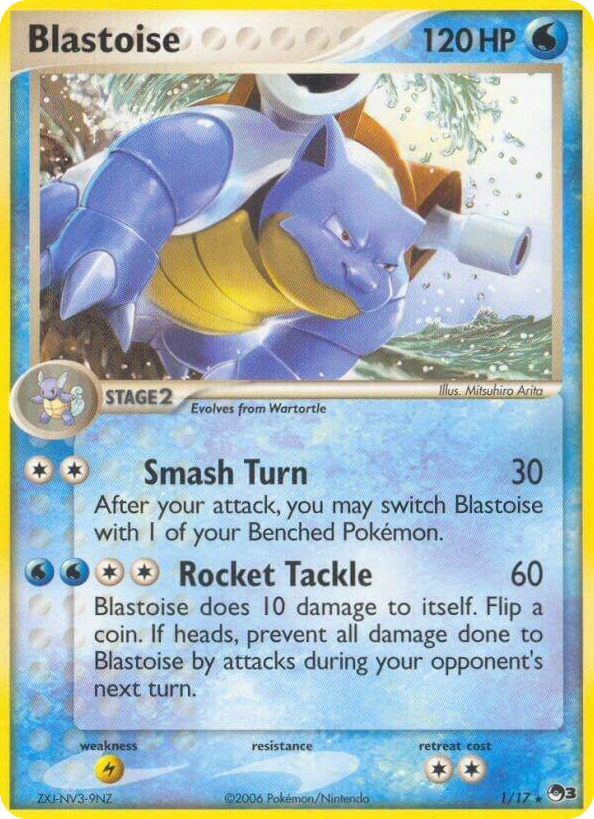 0001 Blastoise Rare POP Series 3