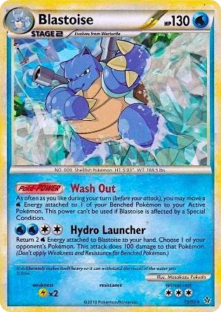 0013 Blastoise - 13/95 (Cracked Ice Holo) Promo Miscellaneous Cards & Products
