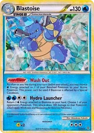 0013 Blastoise - 13/95 (Cracked Ice Holo) Promo Miscellaneous Cards & Products