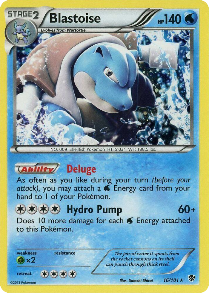 0016 Blastoise - 16/101 (Cosmos Holo) Promo Blister Exclusives