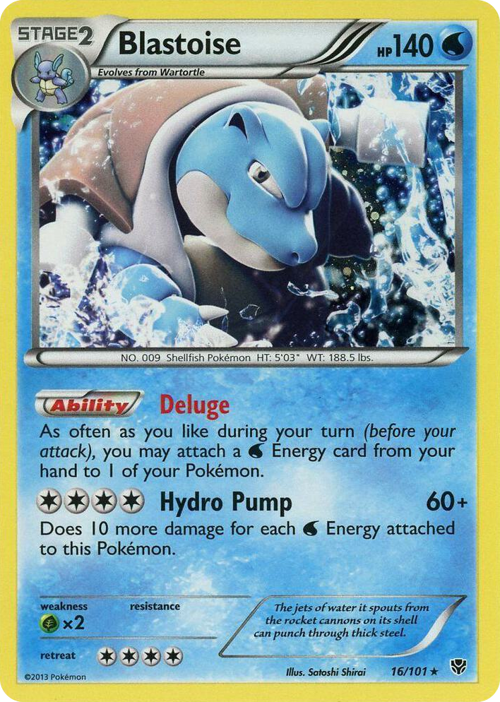 0016 Blastoise - 16/101 (Cosmos Holo) Promo Blister Exclusives