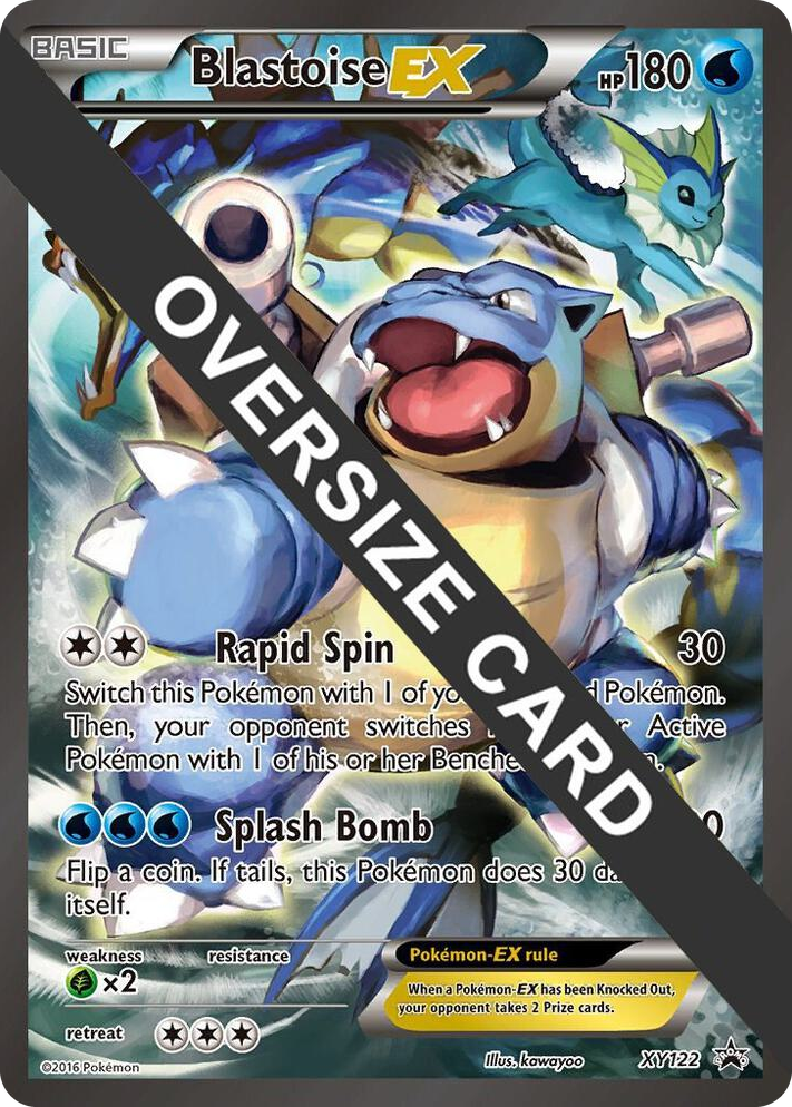 XY122 Blastoise EX - XY122 Promo Jumbo Cards