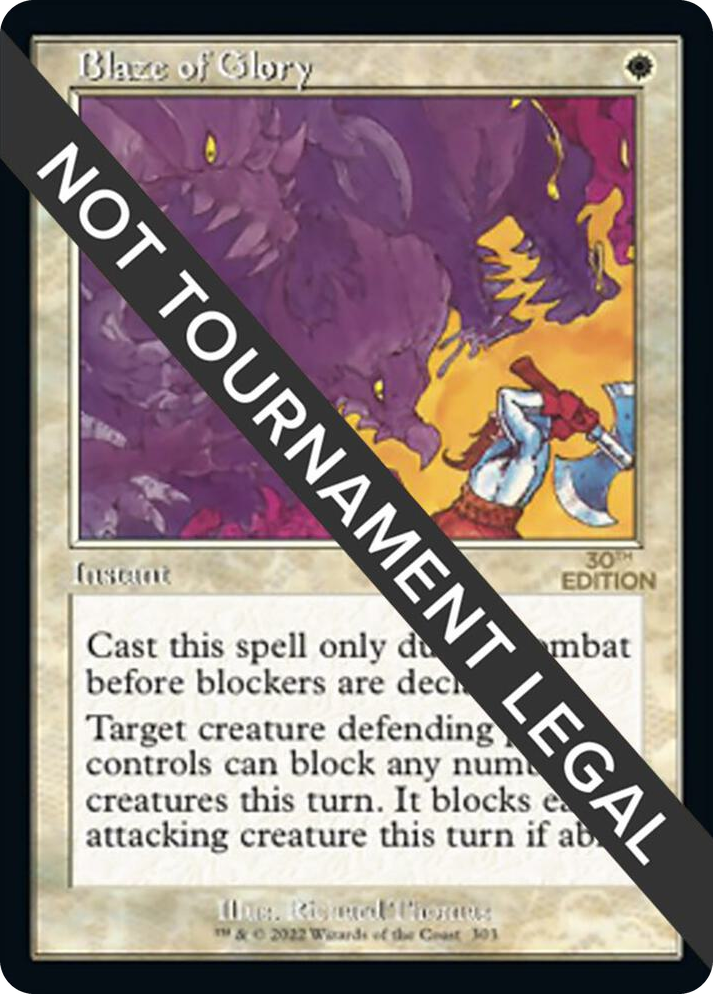 0303 Blaze of Glory (Retro Frame) R 30th Anniversary Edition