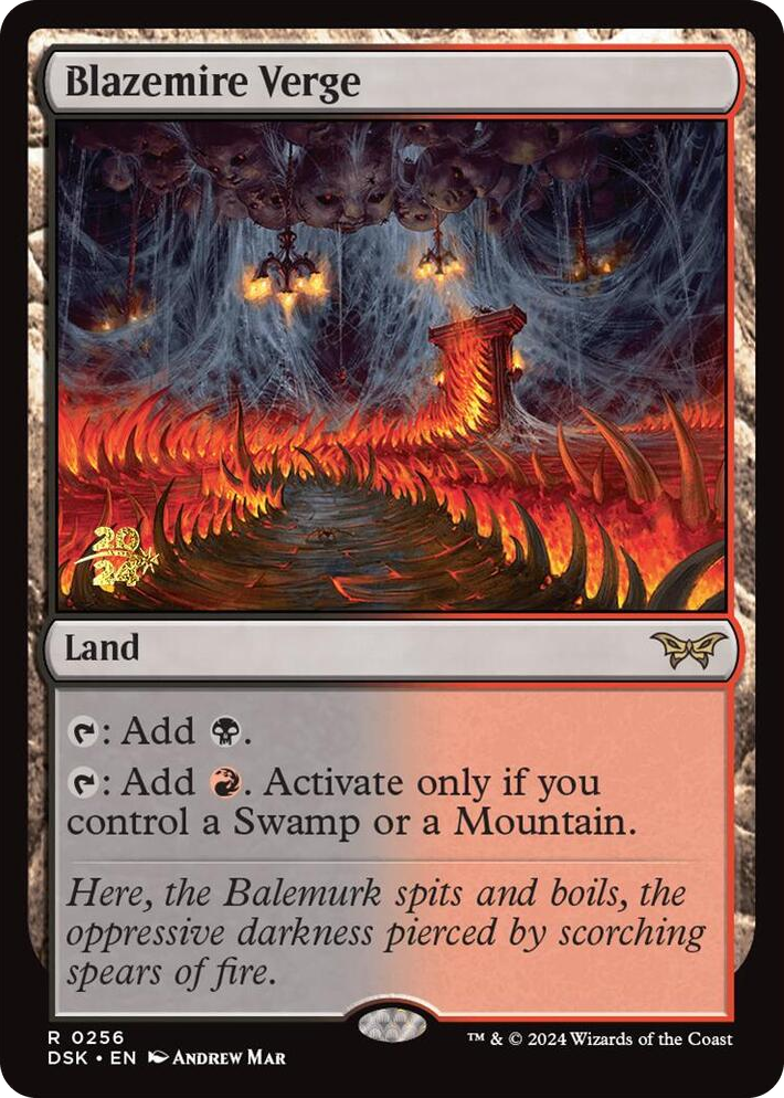 0256 Blazemire Verge R Prerelease Cards