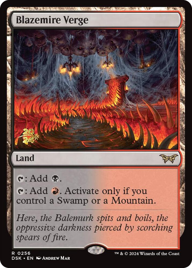 0256 Blazemire Verge R Prerelease Cards