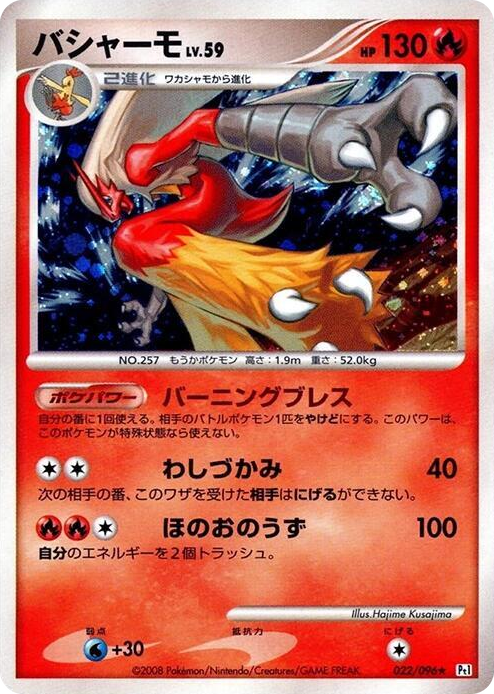 Blaziken Holo Rare #22