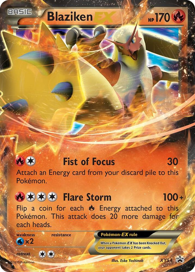 XY054 Blaziken EX - XY54 Promo XY Promos