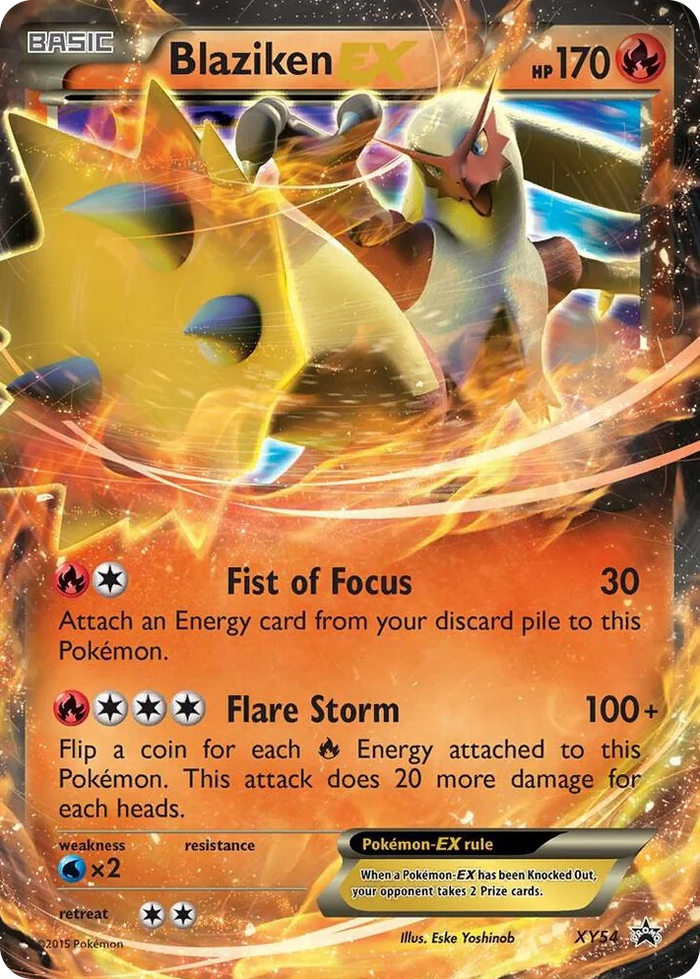 XY054 Blaziken EX - XY54 Promo XY Promos