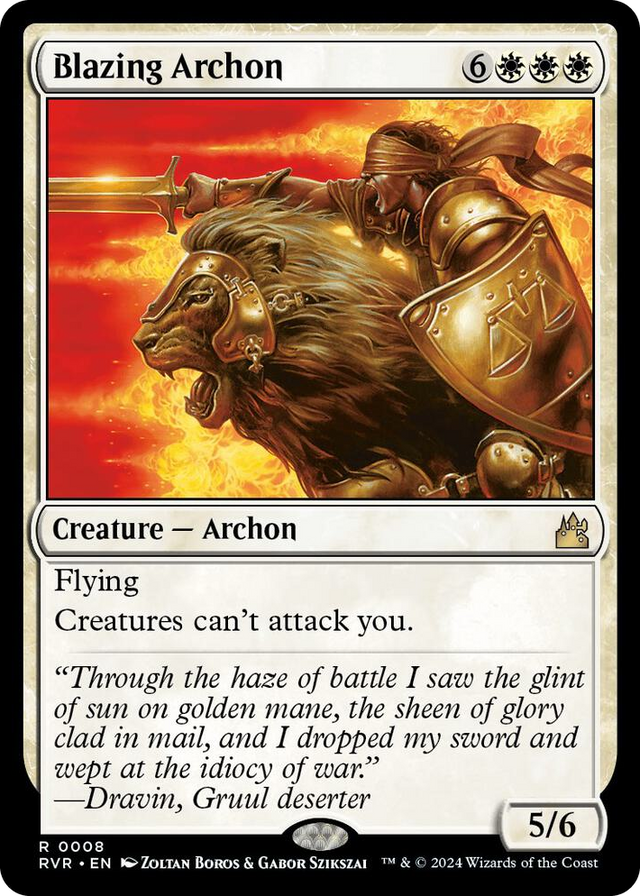 0008 Blazing Archon R Ravnica Remastered