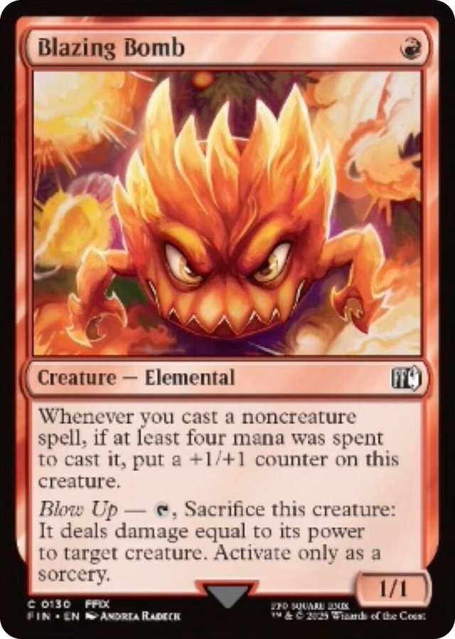 0130 Blazing Bomb C FINAL FANTASY