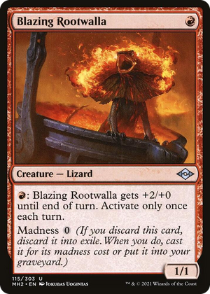 0115 Blazing Rootwalla U Modern Horizons 2