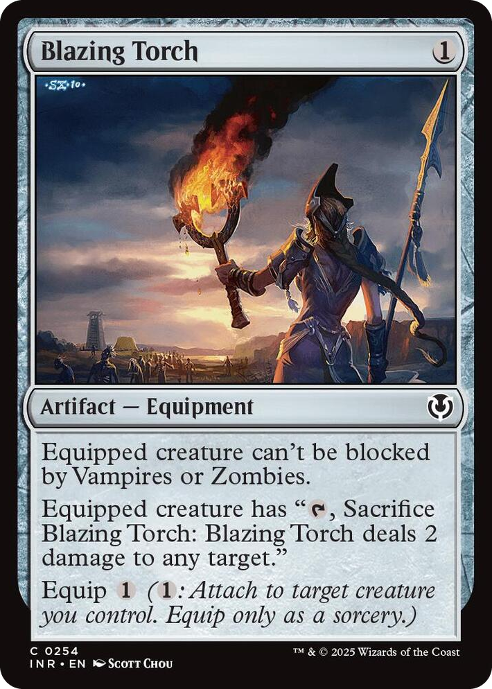 0254 Blazing Torch C Innistrad Remastered