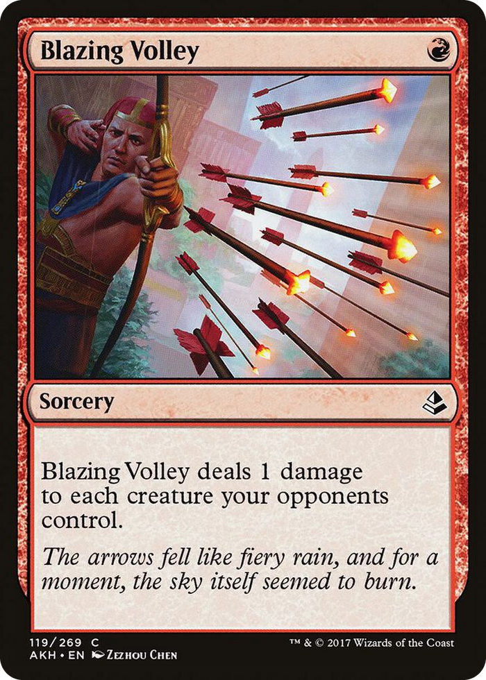 Blazing Volley #119 C - Amonkhet Pokemon card