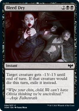 0094 Bleed Dry C Innistrad: Crimson Vow