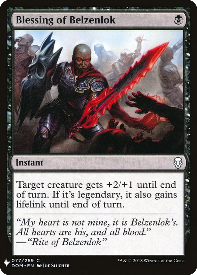 0077 Blessing of Belzenlok C The List Reprints