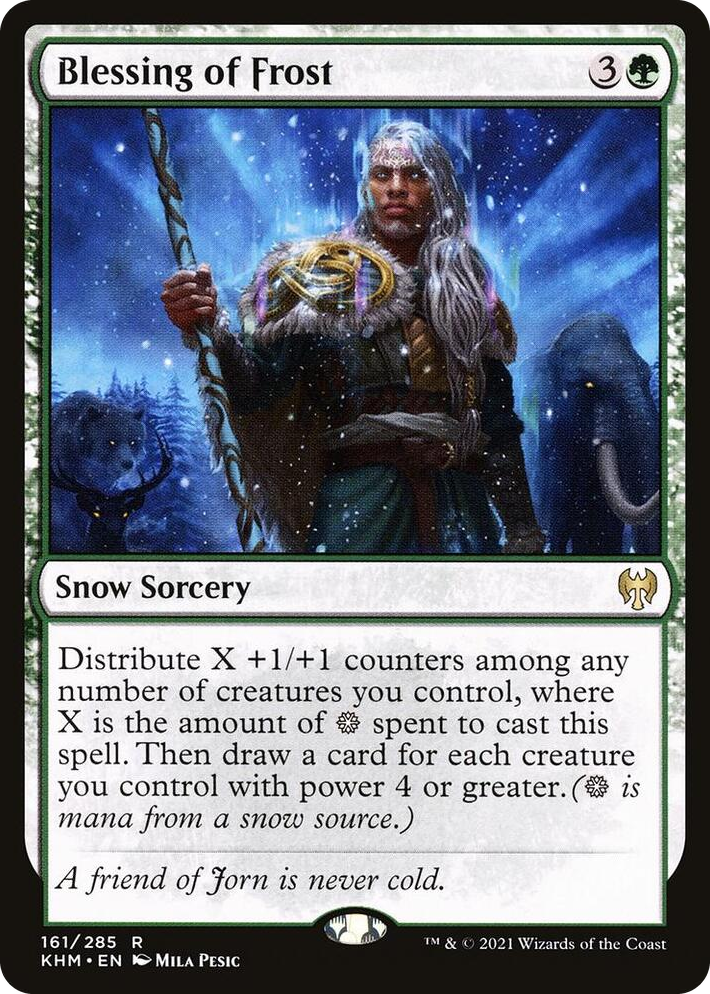 0161 Blessing of Frost R Kaldheim