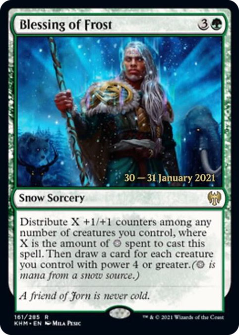 0161 Blessing of Frost R Prerelease Cards