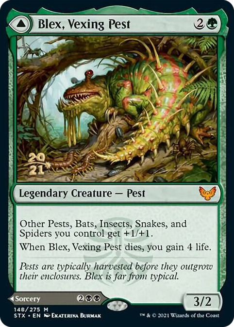 0148 Blex, Vexing Pest M Prerelease Cards