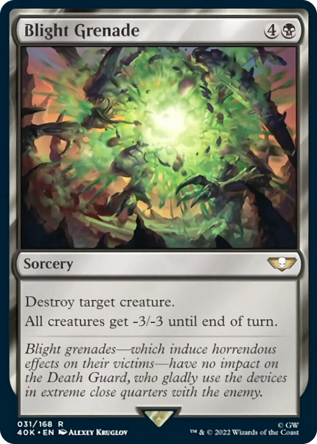0031 Blight Grenade R Universes Beyond: Warhammer 40,000
