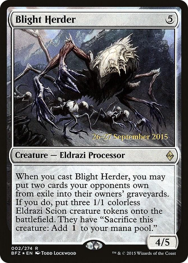 0002 Blight Herder R Prerelease Cards