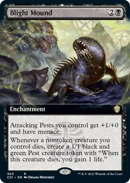 0363 Blight Mound (Extended Art) R Commander 2021