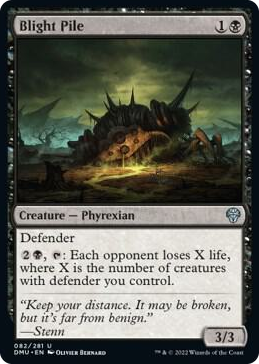 0082 Blight Pile U Dominaria United